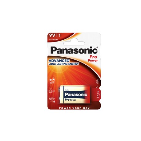 Pila Transistor - 9V - ProPower - 6R61 - Panasonic - blister 1 pezzo