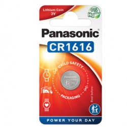 Micropila CR1616 - a pastiglia - litio - Panasonic - blister 1 pezzo