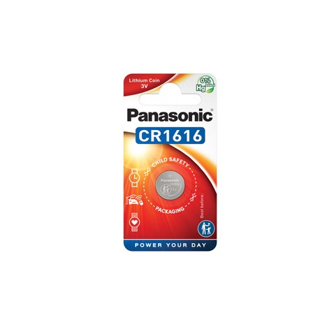 Micropila CR1616 - a pastiglia - litio - Panasonic - blister 1 pezzo