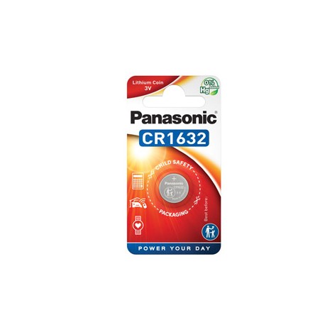 Micropila CR1632 - a pastiglia - litio - Panasonic - blister 1 pezzo