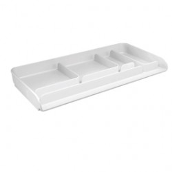 Vaschetta portacancelleria Mydesk - 26,1 x 12,5 x 2,8 cm - bianco - Arda