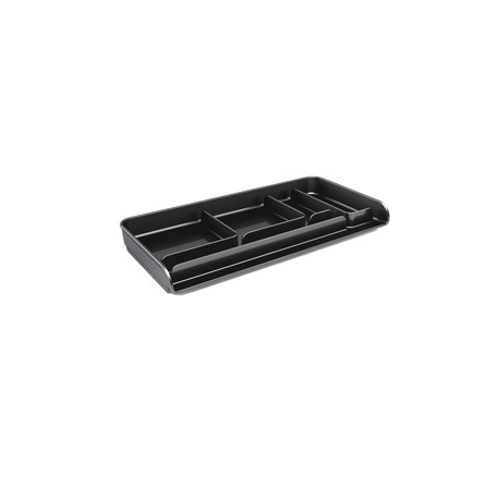 Vaschetta portacancelleria Mydesk - 26,1x12,5x2,8 cm - nero - Arda