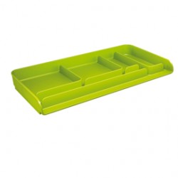 Vaschetta portacancelleria Mydesk - 26,1 x 12,5 x 2,8 cm - verde - Arda