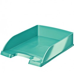 Vaschetta portacorrispondenza WOW - 25,5 x 35,7 x 7 cm - acqua marina - Leitz