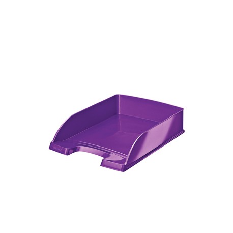 Vaschetta portacorrispondenza WOW - 25,5 x 35,7 x 7 cm - viola - Leitz