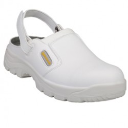 Calzatura sabot Maubec 3 SB E A SRC - microfibra - numero 43 - bianco - Deltaplus