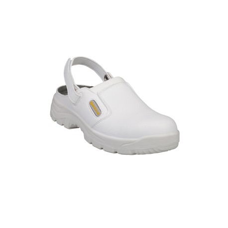 Calzatura sabot Maubec 3 SB E A SRC - microfibra - numero 43 - bianco - Deltaplus