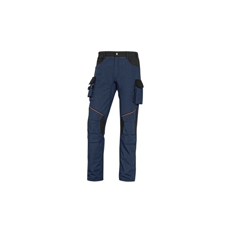 Pantalone da lavoro Mach 2 Corporate - twill/poliestere/cotone - taglia L - blu/nero - Deltaplus