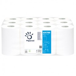 Asciugamani in rotolo Centrefeed - 215 mm x 69 mt - diametro 14,5 cm - 2 veli - 17 gr - 189 strappi - goffratura micro -