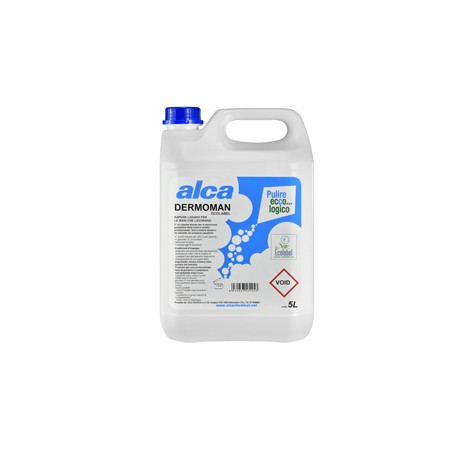 Sapone liquido Dermoman - fiorito - sporco medio - Alca - tanica da 5 L