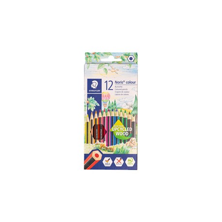 Matite colorate Noris Colour 185 - colori assortiti - Staedtler - astuccio 12 pezzi