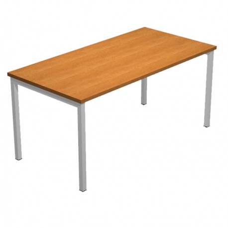 Scrivania Easy Plus - lineare - 140 x 80 x 72,5 cm - noce chiaro