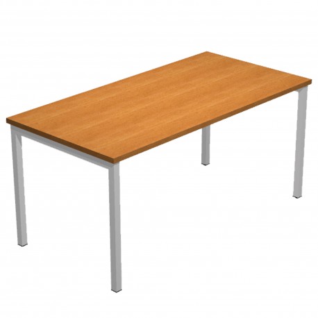 Scrivania Easy Plus - lineare - 160 x 80 x 72,5 cm - noce chiaro
