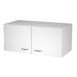 Sopralzo per armadi modulari - a 2 ante - 90 x 45,8 x 40 cm - bianco - Artexport