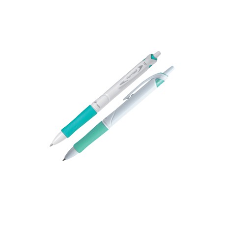 Penna a sfera a scatto Acroball Pure White Begreen - punta 1,0mm - verde  - Pilot