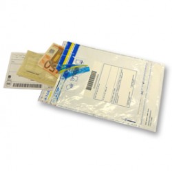Busta di sicurezza - 16 x 22,5 cm - 70 micron - LDPE - Viva - conf. 50 pezzi