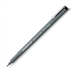 Pennarello Pigment Liner 308 - nero - 2,0mm -  Staedtler