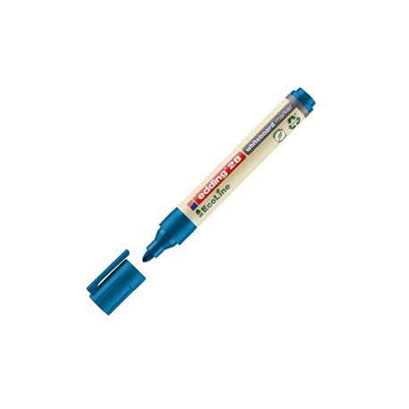 Marcatore per lavagne bianche 28 EcoLine - punta conica - da 1,5 a 3 mm - blu - Edding
