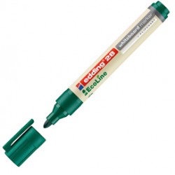 Marcatore per lavagne bianche 28 EcoLine - punta conica - da 1,5 a 3 mm - verde - Edding