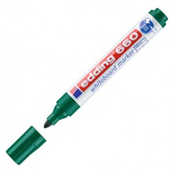 Marcatore per lavagne bianche 660 - punta conica - da 1,5 a 3 mm - verde - Edding