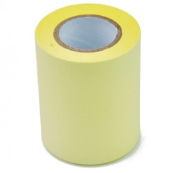 Rotolo ricarica carta autoadesiva - giallo pastello - 59mm x 10mt - per Memoidea Tape Dispenser - Iternet