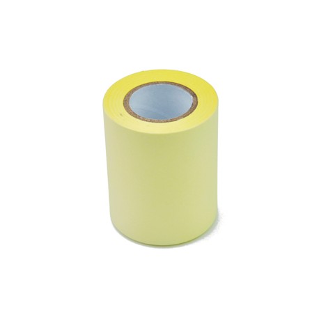 Rotolo ricarica carta autoadesiva - giallo pastello - 59mm x 10mt - per Memoidea Tape Dispenser - Iternet