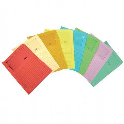 Cartellina a L con finestra Sintex - 120 gr - A4 - rosso - Blasetti - conf. 50 pezzi