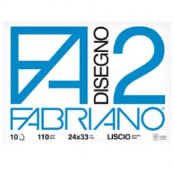 ALBUM P.M. FABRIANO2 (240X330MM) 10FG 110GR LISCIO