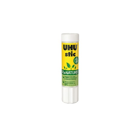 Colla UHU Stic ReNATURE - 8,2 gr - bianco - UHU