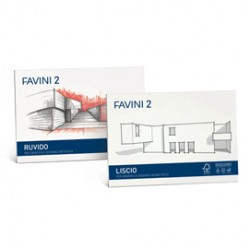 Album Favini 2 - 24 x 33 cm - 110 gr - 20 fogli - liscio - Favini