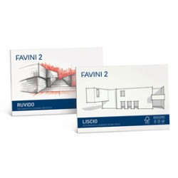 Album Favini 2 - 33 x 48 cm - 110 gr - 10 fogli - ruvido - Favini