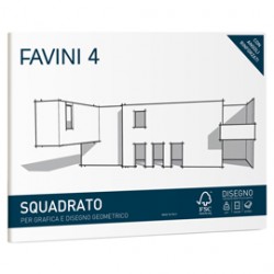 Album Favini 4 - 24 x 33 cm - 220 gr - 20 fogli - liscio squadrato - Favini