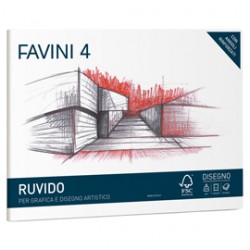 Album Favini 4 - 24 x 33 cm - 220 gr - 20 fogli - ruvido - Favini