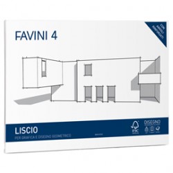 Album Favini 4 - 33 x 48 cm - 220 gr - 20 fogli - liscio - Favini