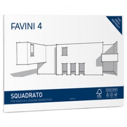 Album Favini 4 - 33 x 48 cm - 220 gr - 20 fogli - liscio squadrato - Favini