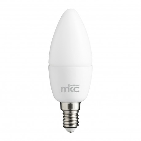 Lampada - Led - candela - 5,5W - E14 - 3000K - luce bianca calda - MKC