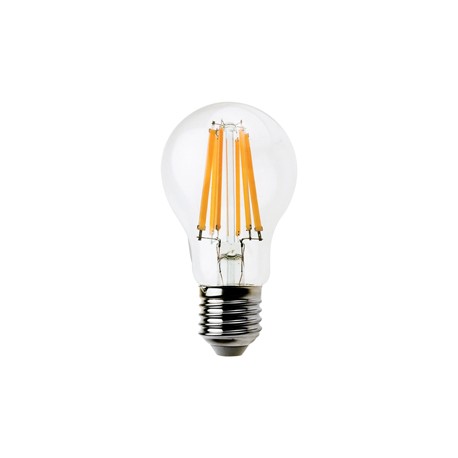 Lampada - Led - goccia - A60 - a filamento - 8W - E27 - 3000K - luce bianca calda - MKC