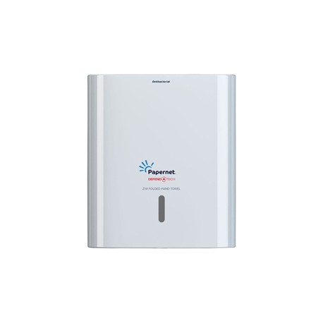 Dispenser asciugamani piegati a Z/W Hi-Tech - 29 x 10,8 x 33,6 cm - bianco - Papernet