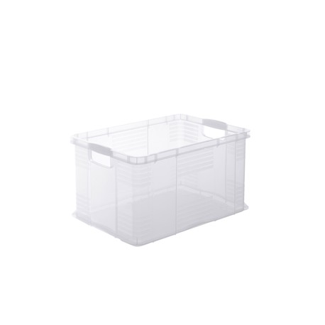 Contenitore portaoggetti - 59x39x31 cm - A3 - 55 L - PPL - trasparente - Rotho