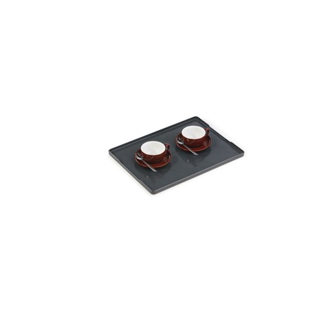 Vassoio Coffee Point - 1,3x24,2x32,9 cm - ABS - nero - Durable