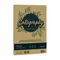 Carta CALLIGRAPHY NATURE A4 50fg 250gr oliva FAVINI