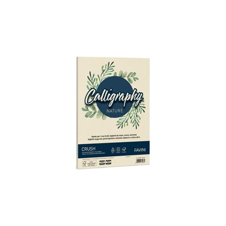 Carta Calligraphy Nature - A4 - 200 gr - agrumi - Favini - conf. 50 fogli