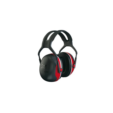 Cuffia protettiva Peltor™ X3A - SNR 33 dB - nero/rosso - 3M