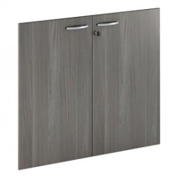 Coppia ante Easy - per mobile contenitore basso - 80 x 67 cm - spessore 18 mm - melaminico - frassino toscano - Artexpor