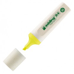 Evidenziatore 24 EcoLine - punta scalpello - da 2 a 5 mm  - giallo - Edding