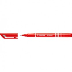 Fineliner Stabilo Sensor - tratto 0,3mm - rosso - Stabilo