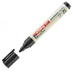 Marcatore permanente 21 Ecoline - punta conica -  da 1,5 a 3 mm - nero - Edding
