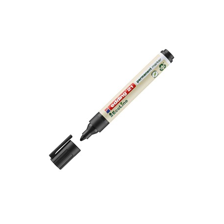 Marcatore permanente 21 Ecoline - punta conica -  da 1,5 a 3 mm - nero - Edding