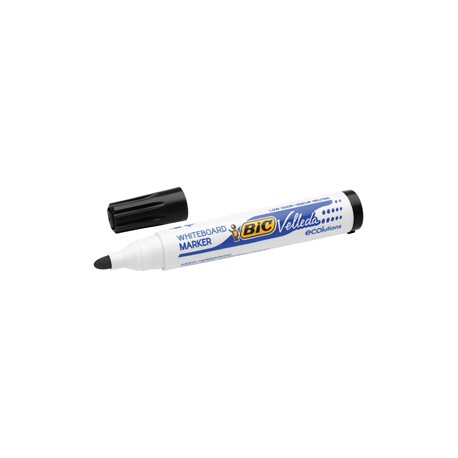 Pennarello per lavagne cancellabili  Whiteboard Marker Velleda 1701 Recycled Bic - punta tonda 1,5mm - nero - Bic