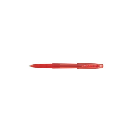 Penna a sfera Supergrip G con cappuccio - punta 0,7mm - rosso  - Pilot